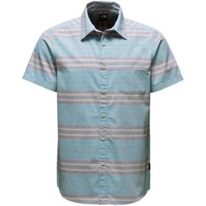 The‎ North Face Chambray Pursuit Men's Medium Short Sleeve Button Up Shirt Blue